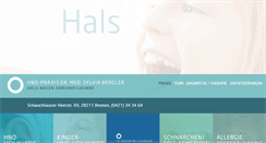 Desktop Screenshot of hnopraxis-bergler.de